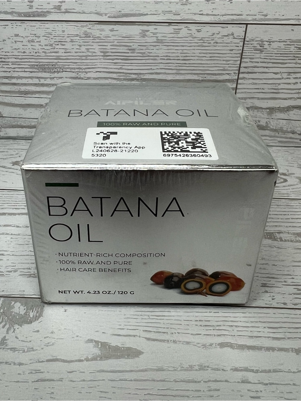 Batana Oil - Nutrient-Rich Hair Oil (Silver Box)